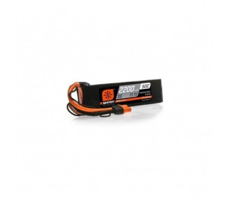 Batteries de propulsion avions RC - Batterie Smart Lipo 3S 11.1V 2200mAh 50C IC3 Spektrum - FLASH RC