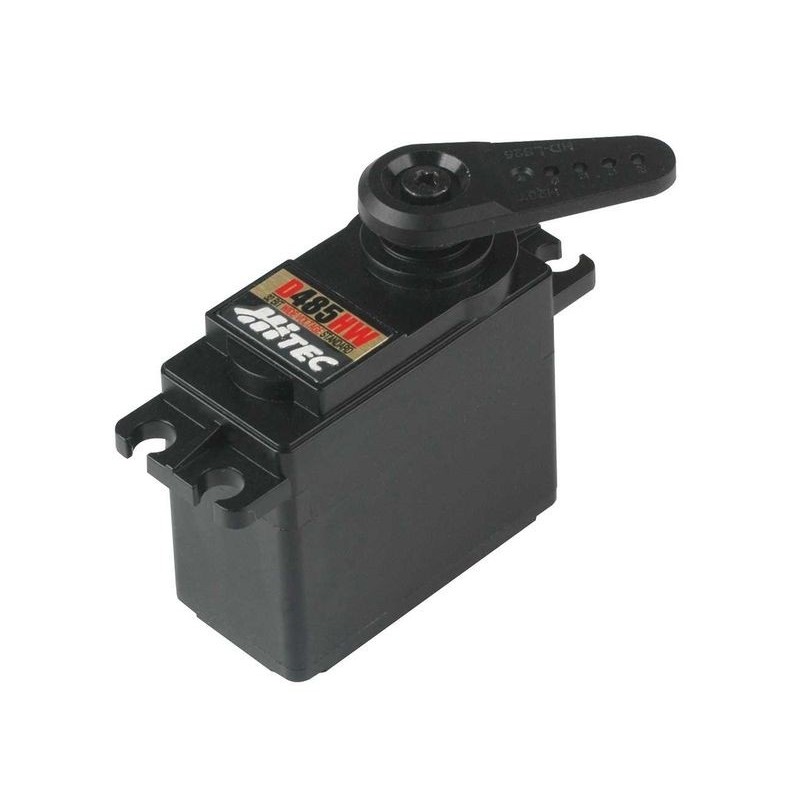 Servos - Hitec D-485HW HV servo digital estándar (45g, 7.5kg.cm, 0.15s/60°) - FLASH RC