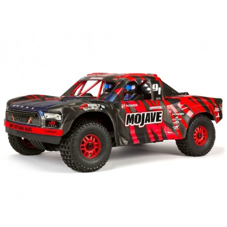 Off Road RC Cars - ARRMA 1/7 Mojave 6S BLX 4WD Brushless Desert Truck RTR, red and black - FLASH RC