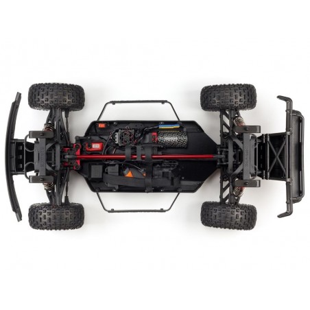 Geländetaugliche RC-Autos - ARRMA 1/7 Mojave 6S BLX 4WD Brushless Desert Truck RTR, rot und schwarz - FLASH RC