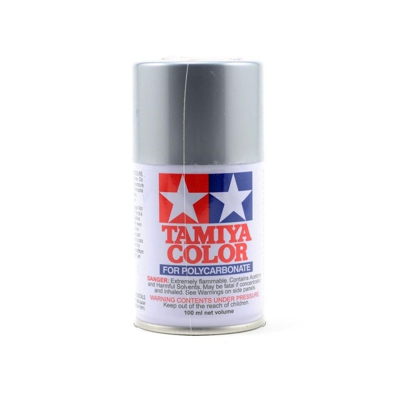 Paint - Aerosol paint 100ml for LEXAN Tamiya PS48 silver metal - FLASH RC