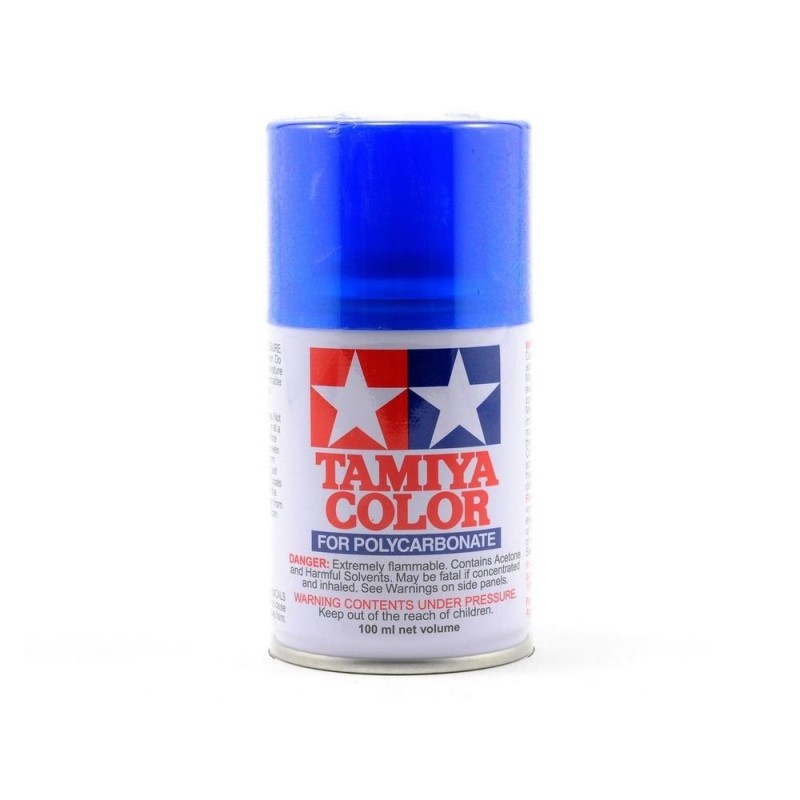 Peinture - Peinture aérosol 100ml pour LEXAN Tamiya PS38 bleu translucide - FLASH RC