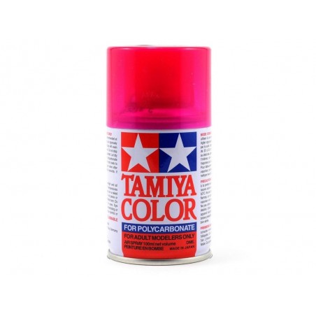 Paint - Aerosol paint 100ml for LEXAN Tamiya PS40 translucent pink - FLASH RC