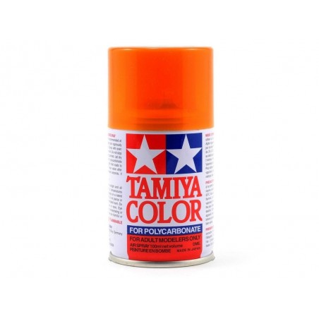 Peinture - Peinture aérosol 100ml pour LEXAN Tamiya PS43 orange translucide - FLASH RC