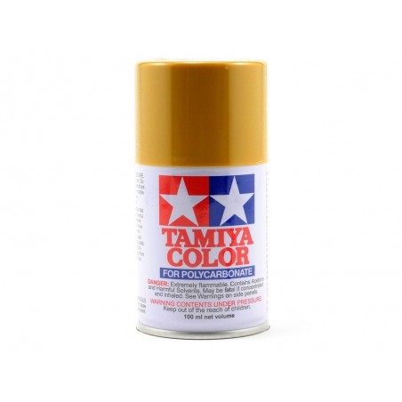 Paint - Spray paint 100ml for LEXAN Tamiya PS56 mustard yellow - FLASH RC