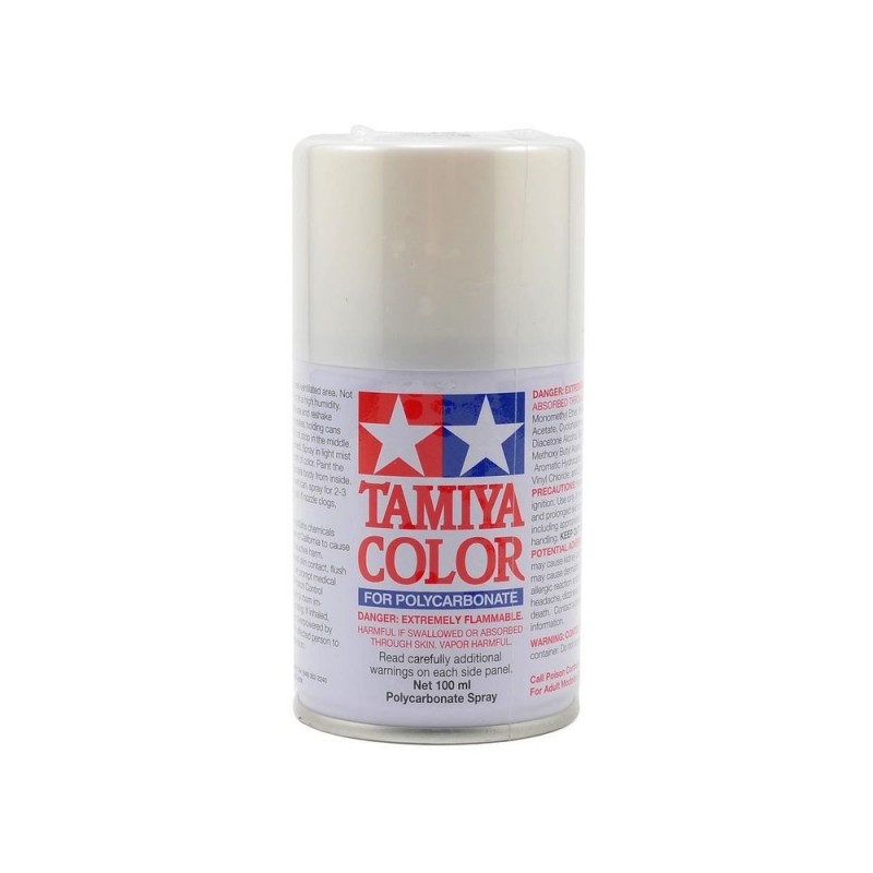 Paint - Aerosol paint 100ml for LEXAN Tamiya PS57 white pearl - FLASH RC