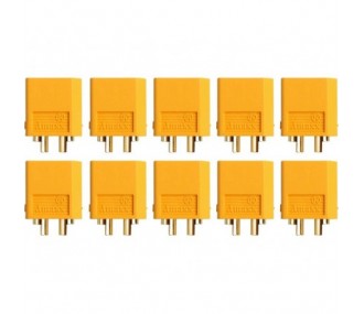 XT30/XT60/XT90 plug - XT60 male Amass plug (10pcs) - FLASH RC