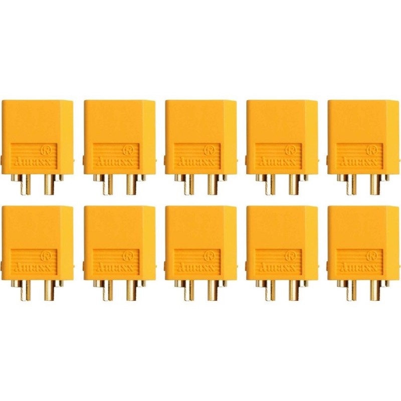 XT30/XT60/XT90-Stecker - XT60-Stecker männlich Amass (10St.) - FLASH RC