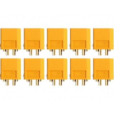 XT30/XT60/XT90 plug - XT60 male Amass plug (10pcs) - FLASH RC
