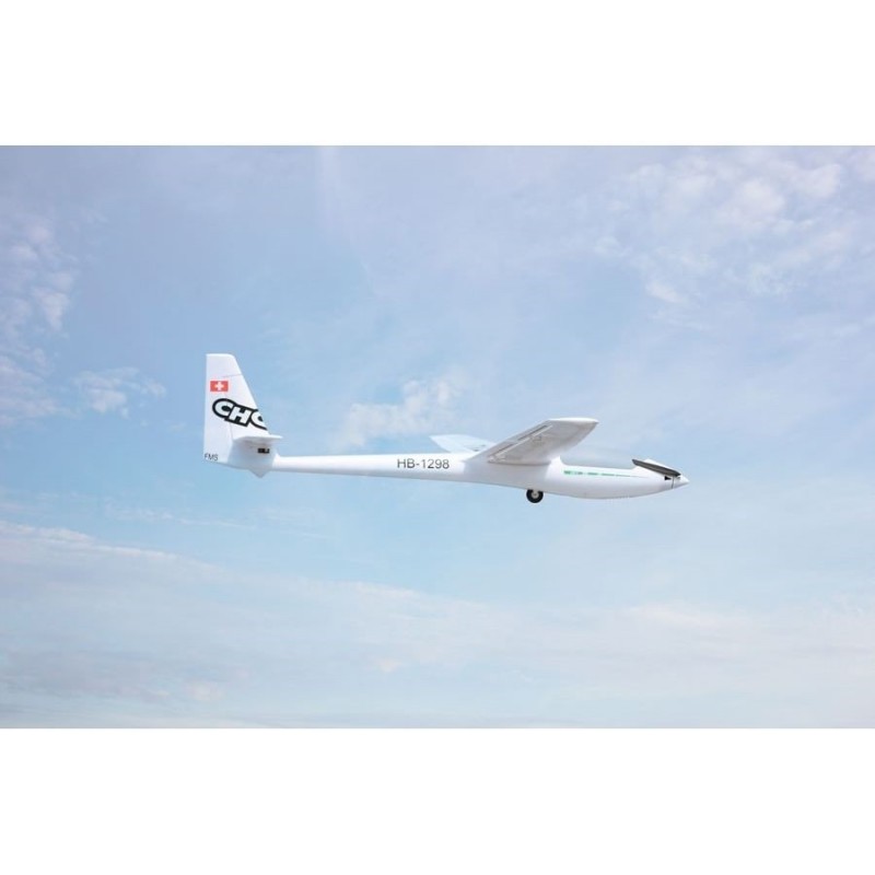 Motoplaneurs RC - FMS ASW-17 EPO PNP 2,50m quadroflaps - Chocofly livery - FLASH RC