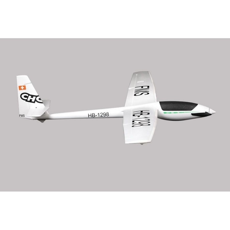 RC Motorgliders - FMS ASW-17 EPO PNP 2,50m quadroflaps - Chocofly livery - FLASH RC