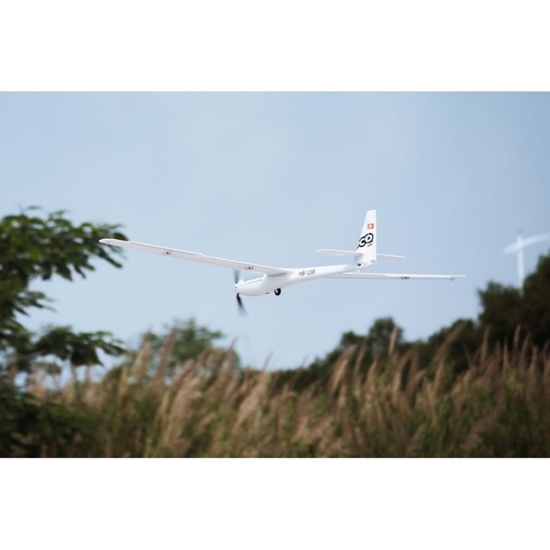 Motoplaneurs RC - FMS ASW-17 EPO PNP 2,50m quadroflaps - Chocofly livery - FLASH RC
