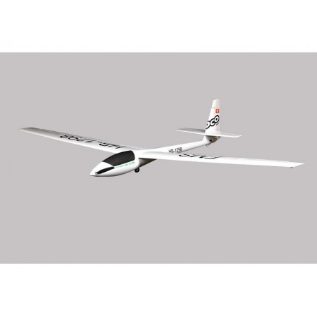 Motoalianti RC - FMS ASW-17 EPO PNP 2,50m quadroflaps - livrea Chocofly - FLASH RC