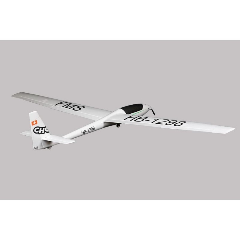 RC-Motorsegler - FMS ASW-17 EPO PNP 2,50m Quadroflaps - Chocofly livery - FLASH RC