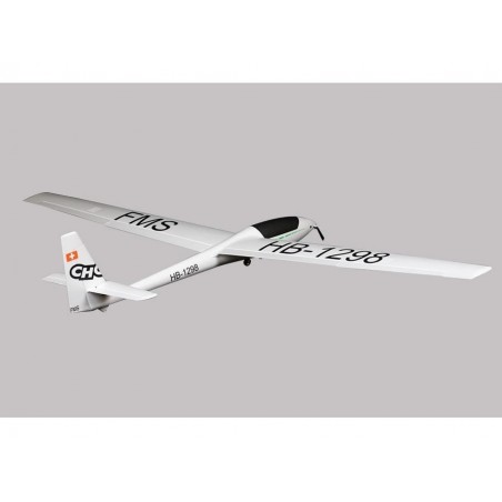 RC Motorgliders - FMS ASW-17 EPO PNP 2,50m quadroflaps - Chocofly livery - FLASH RC