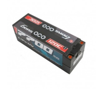 Batterie per auto e barche RC - Batteria rigida Gens Ace, Lipo HV 4S 15.2V 7700mAh 120C Presa 5mm - FLASH RC