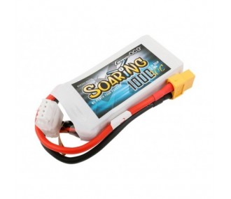 Batterie di propulsione per aerei RC - Gensace Soaring lipo 3S 11.1V 1000mAh 30C presa XT60 - FLASH RC
