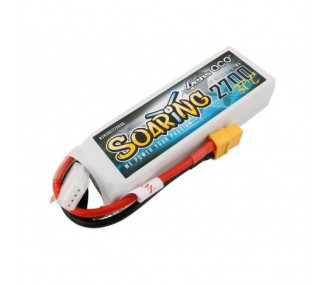 Baterías de propulsión de aviones RC - Gen ace Soaring lipo 3S 11.1V 2700mAh 30C socket XT60 - FLASH RC
