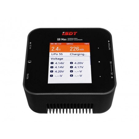 Chargeurs - ISDT Q8 MAX BattGO 7(8)S/30A/1000W 10-34V DC chargeur - FLASH RC