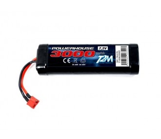 Batterie per RC auto e barche - Batteria NiMh 7.2V 3600mAh Deans T2M - FLASH RC