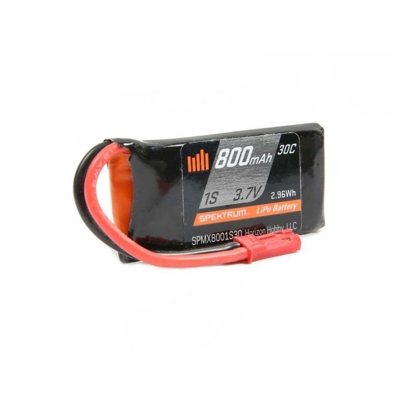 Batteries de propulsion avions RC - Batterie Smart Lipo 1S 3.7V 800mAh 30C JST Spektrum - FLASH RC