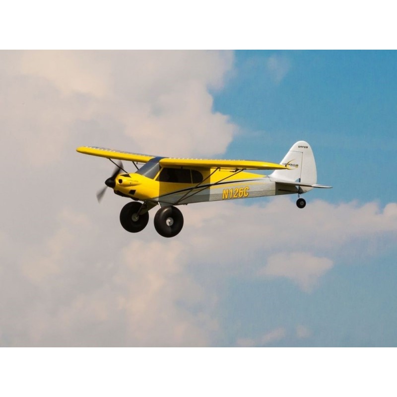 Aviones R/C para principiantes - Hobbyzone Carbon Cub S2 1.30m BNF Basic con SAFE - FLASH RC