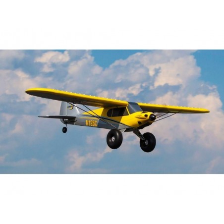 Aviones R/C para principiantes - Hobbyzone Carbon Cub S2 1.30m BNF Basic con SAFE - FLASH RC