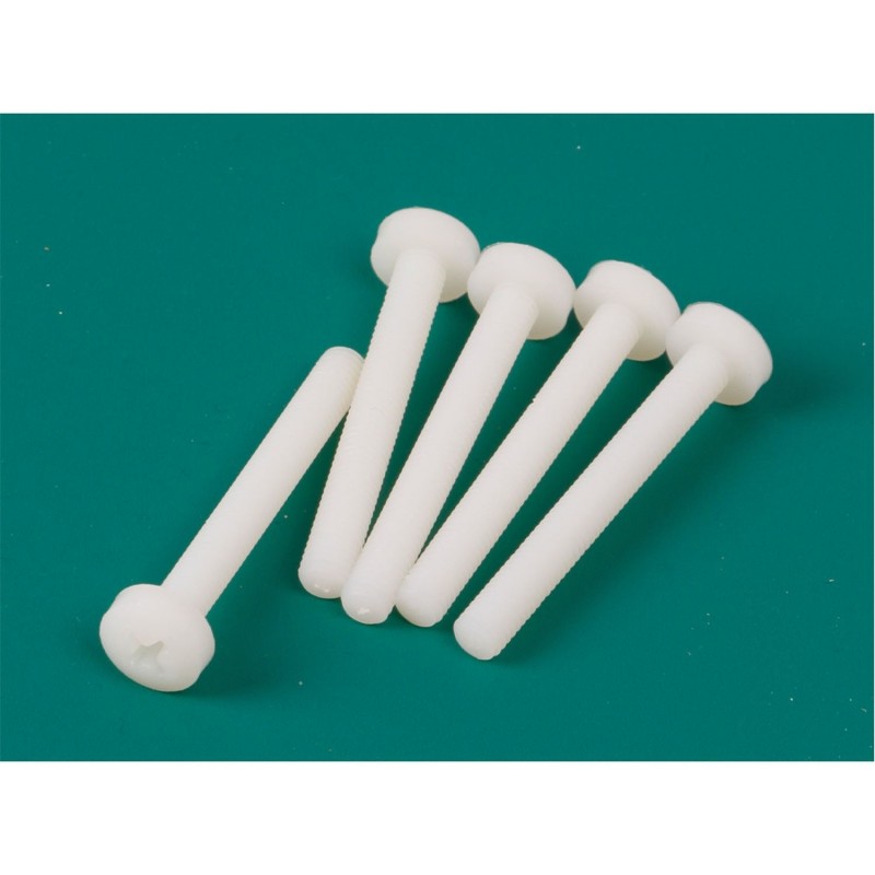 Tornillos de nylon - Robbe M5x40mm tornillos de nylon de cruceta (10 uds) - FLASH RC