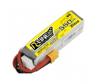 Batterien für den Antrieb von RC-Flugzeugen - Batterie Tattu lipo R-line 3S 11.1V 550mAh 95C Stecker xt30 - FLASH RC 2