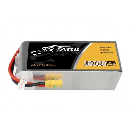 Batterie Lipo 6S 22.2V 16000mAh 30C Tattu