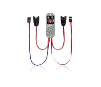 Doppio alimentatore - PowerBox Sensor V3 a doppia regolazione, 6,0/7,8V - Prese MPX/JR - FLASH RC 2