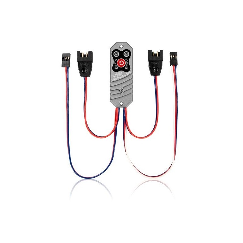 Dual power supplies - Dual regulated power supply PowerBox Sensor V3, 6.0/7.8V - MPX/JR plugs - FLASH RC