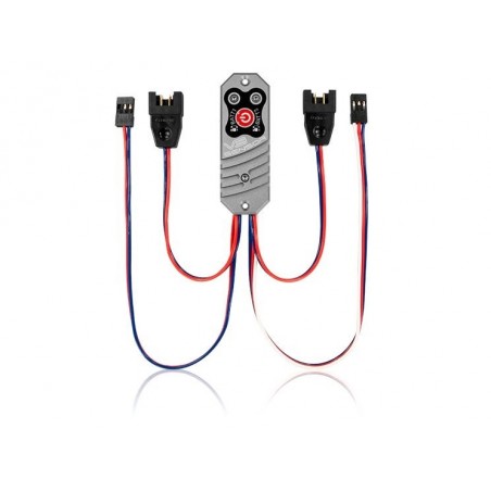 Dual power supplies - Dual regulated power supply PowerBox Sensor V3, 6.0/7.8V - MPX/JR plugs - FLASH RC