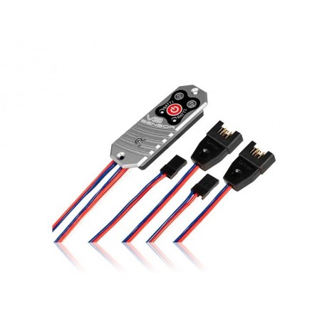 Dual power supplies - Dual regulated power supply PowerBox Sensor V3, 6.0/7.8V - MPX/JR plugs - FLASH RC