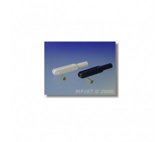 Nylon diritto - NYLON CHAPE M3 AXE metal Ø2,5mm 2pcs Mp Jet (l=3.0mm) - FLASH RC