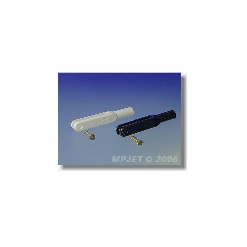 Nylon gerade - NYLONKAPPE M3 AXE metal Ø2,5mm 2pcs Mp Jet (l=3.0mm) - FLASH RC