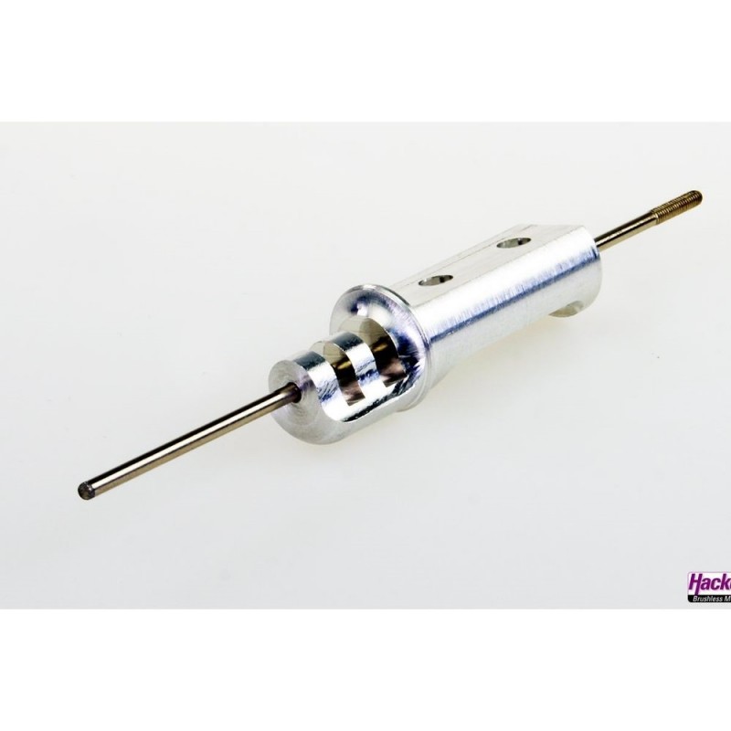 Towing hooks & winching - Double aluminum towing hook for plate mounting - Hacker - FLASH RC