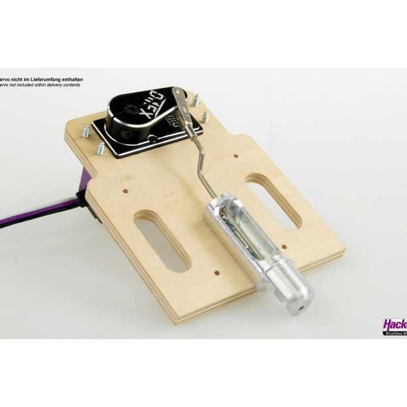 Abschlepphaken & Winde - Aluminium-Doppelschlepphaken mit Servoplatine - Hacker - FLASH RC