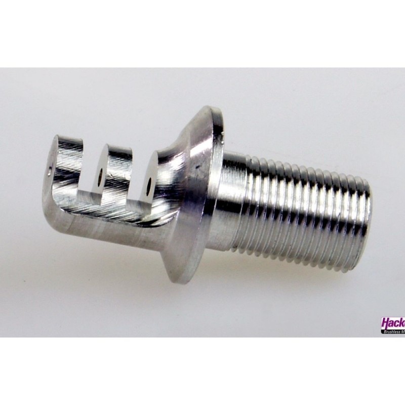 Towing hooks & winching - Double aluminum towing hook for arrère mounting - Hacker - FLASH RC