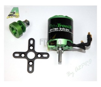 Outrunner - Moteur Brushless DM2830 (206g, 660kv, 700W) Pro-Tronik - FLASH RC