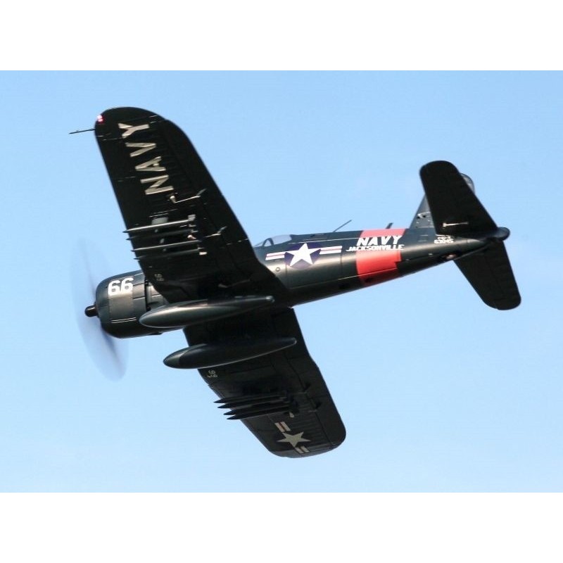 Avion FMS F4U V3 Corsair bleu PNP env.1.70m + Reflex - FLASH RC