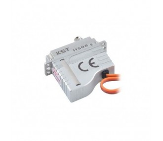 Servos - Servo micro KST HS08B MG HV (8g, 5.2kg.cm, 0.11s/60°) - FLASH RC
