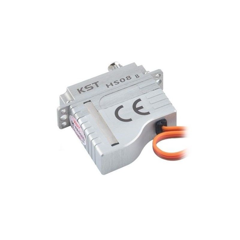 Servos - Servo micro KST HS08B MG HV (8g, 5.2kg.cm, 0.11s/60°) - FLASH RC