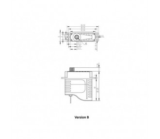 Servos - Servo micro KST HS08B MG HV (8g, 5.2kg.cm, 0.11s/60°) - FLASH RC 2