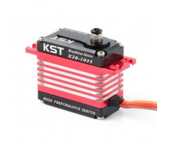 Servo KST X20-1035 MG HV (70g, 12kg.cm, 0.03s/60°) - FLASH RC