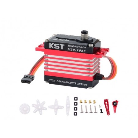 Servos - Servo KST X20-1035 MG HV (70g, 12kg.cm, 0.03s/60°) - FLASH RC