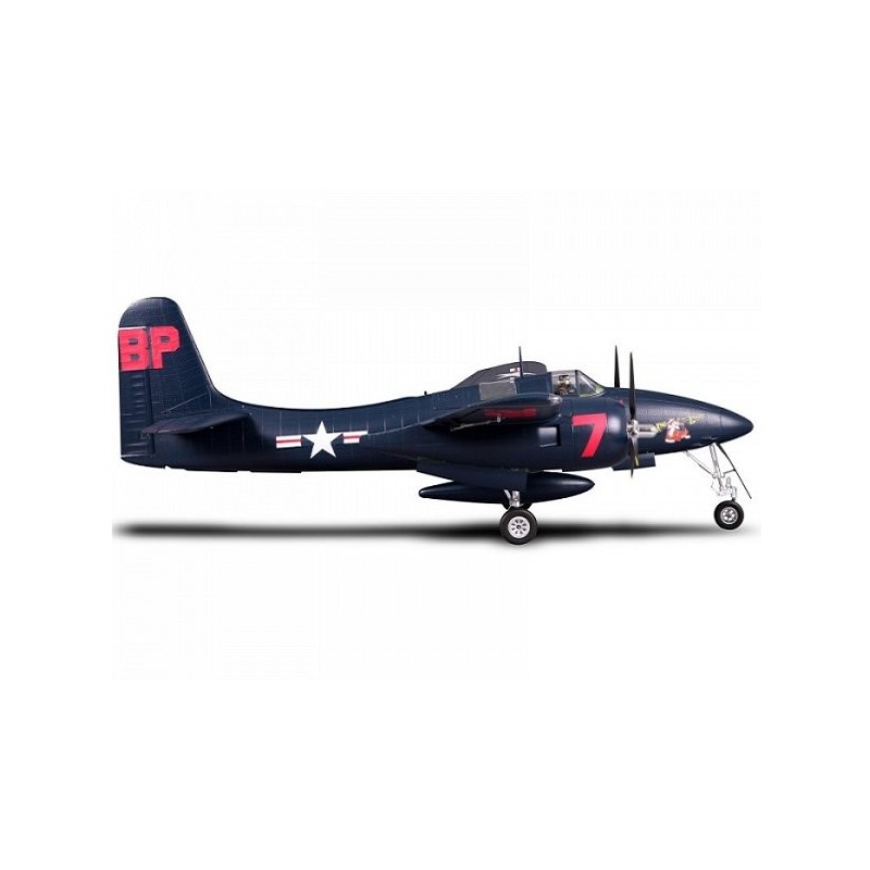 Warbirds RC - Flugzeug FMS F7F Tigercat blau PNP ca.1.70m - FLASH RC