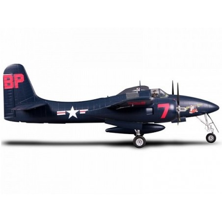 Warbirds RC - Flugzeug FMS F7F Tigercat blau PNP ca.1.70m - FLASH RC