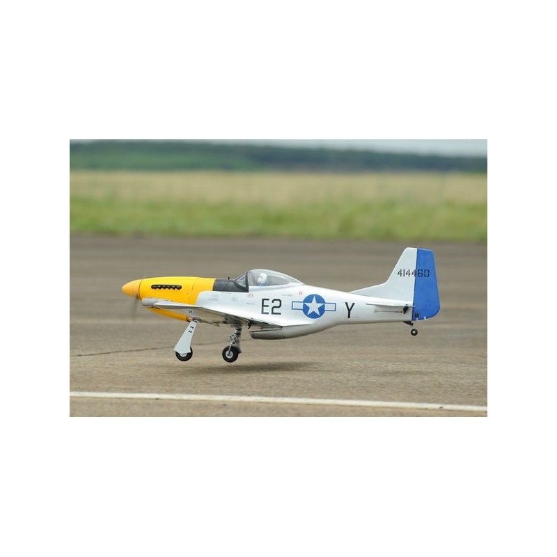 Warbirds RC - Modelo Phoenix P-51 Mustang .46-.55 GP/EP ARF 1.41m - FLASH RC