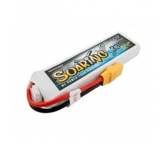 Batteries de propulsion avions RC - Batterie Gen ace Soaring lipo 3S 11.1V 3300mAh 30C prise XT90 - FLASH RC